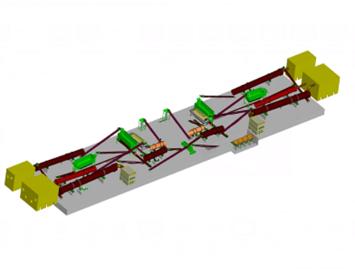10 T/H Nitrogen, Phosphor, Potassium Based Compound Fertilizer Making Line Designed For Iranian Customer